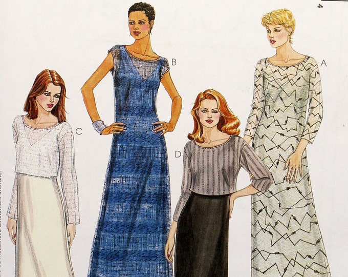 Over Dress Pattern Mccall's Sewing Pattern 2975, Misses' Easy Dress, Overdress or Top ...