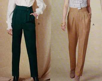Vogue Sewing Pattern R11121, Misses&#39; Easy Slightly Tapered Cropped Pants, Uncut/FF, Misses&#39; Size 16 18 20 22 24, Vogue 1829