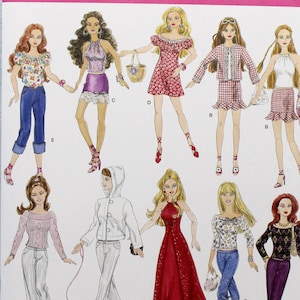 Simplicity Sewing Pattern 4702, Doll Clothes for 11-1/2&quot; Fashion Dolls Sewing Pattern, Uncut/FF