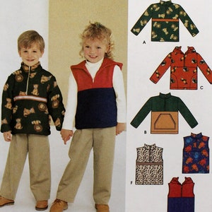 【期間限定】 Simplicity Sewing Vest or Top Pullover Child's 9347, Pattern 裁縫材料