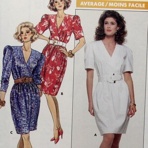 Butterick Sewing Pattern 6266, Misses&#39; Loose-fitting Dress with Tucked Bodice, Uncut/FF, Misses&#39; Size 8 10 12, David Warren