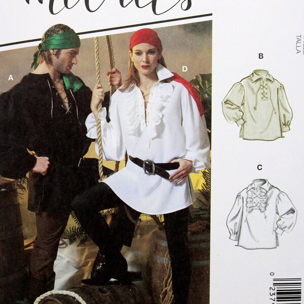 Pirate Shirt Pattern - Etsy
