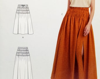 Simplicity Sewing Pattern R10606 / Simplicity 9145, Misses&#39; Easy Skirt with Elastic Gathers, Misses&#39; Size 16 18 20 22 24, Uncut/FF