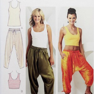 Kwik Sew 3701, Misses' Harem Style Pants and Knit Tops Sewing Pattern,  Uncut/ff, Misses' Size XS S M L XL -  Canada