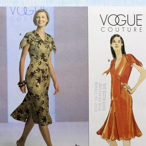 Vogue Sewing Pattern 2782, Misses&#39;/Miss Petite Close-fitting Flared Dress, Uncut/FF, Misses&#39; Size 6 8 10, Vouge Couture, Vogue V2782