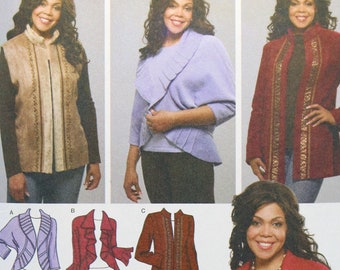 Simplicity Sewing Pattern 2598, Women's Knit Top and Cardi