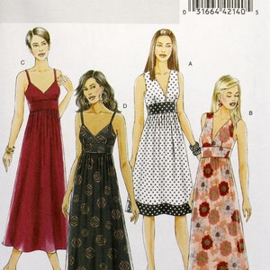 Butterick Sewing Pattern 5181, Misses&#39; Easy Dress with Close-fitting Bodice Sewing Pattern, Misses&#39; Size 8 10 12 14, Uncut/FF
