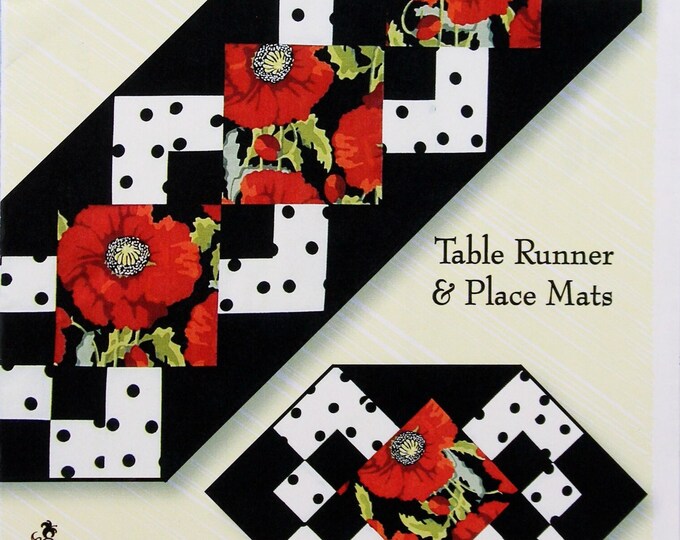 Simply a Pleasure Table Runner and Place Mats Sewing Pattern, Nicole ...