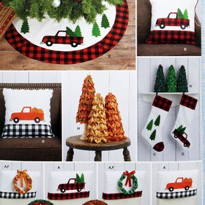 Simplicity Sewing Pattern R11283, Holiday Decorations, Pillow, Stocking, Tree Skirt, Wreath and Chair Topper, Uncut/FF Simplicity 9437