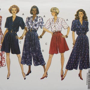 May include: A Butterick Classics 5370 sewing pattern envelope featuring illustrations of five different outfits including jumpsuits and shorts sets with belted waists. The text includes Fast & Easy, Butterick Classics, and the pattern number 5370.