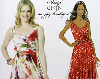 Butterick Sewing Pattern 5750, Misses' Dress, Uncut/FF, Misses' Size 14 16 18 20 22, Suzi Chin Maggy Boutique Sewing Pattern