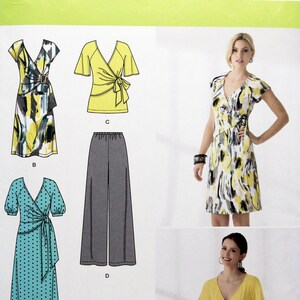 Simplicity Sewing Pattern 2369, Misses&#39; Knit Dress in Two Lengths or Tunic and Pants, Uncut/FF, Misses&#39; Size 8 10 12 14 16, In K Designs