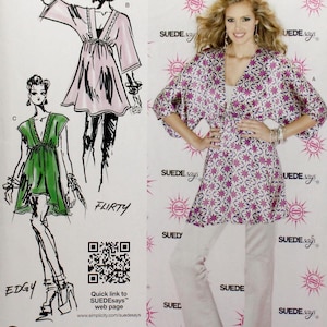 Simplicity Sewing Pattern 1896, Misses&#39; Pullover Tunic, Misses&#39; Size XxS XS S M L XL XxL, Uncut/FF