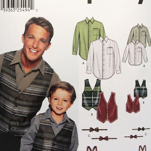 Simplicity Sewing Pattern 7030 Boys' and Men's Shirt - Etsy