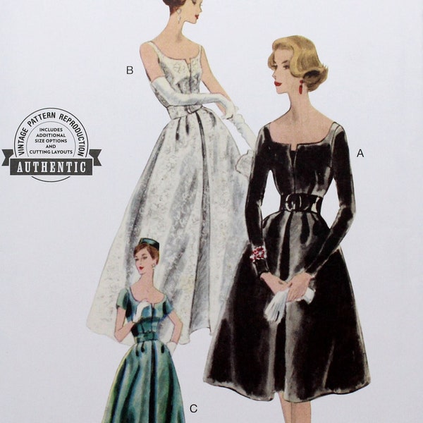 Vogue Sewing Pattern V2003, Misses' Evening Dress and Petticoat, Uncut/FF, Misses' Size 16 18 20 22 24, Vogue 2003