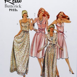 Butterick Sewing Pattern 6914, Misses&#39; Dress with Shoulder Straps and Loose-fitting Jacket, Uncut/FF, Misses&#39; Size 16 18 20 22 24