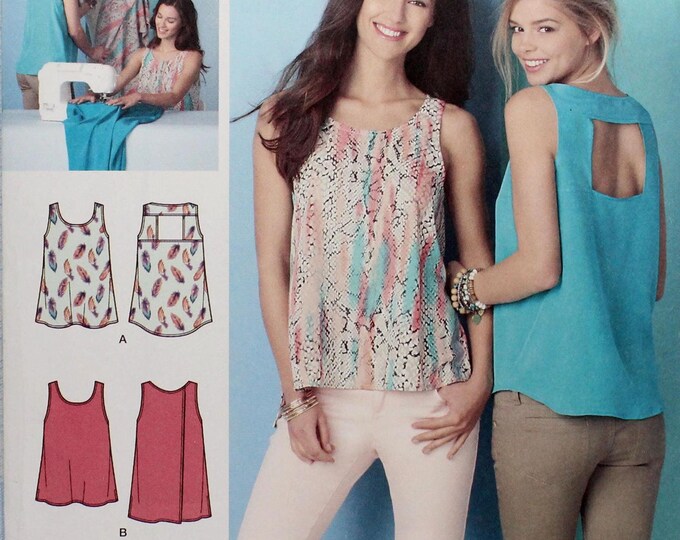 Simplicity Sewing Pattern 1589, Misses' Loose Style Tank Tops, Uncut/ff ...