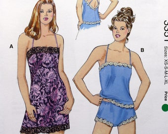 Misses' Short Knit Pajamas Sewing Pattern Kwik Sew 1850 Uncut/Unopened Misses' Size XS S M L Misses' Short Knit Pajamas Sewing Pattern Kwik Sew 1850 Uncut/Unopened Misses' Size XS S M L