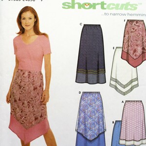 Simplicity Sewing Pattern 9667, Misses' Elastic Waist Skirt With Shaped ...