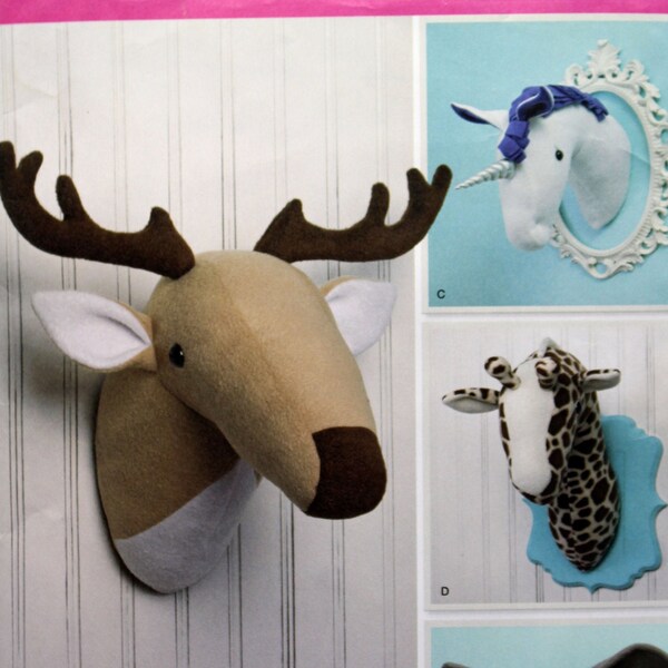 Stuffed Animal Head Etsy