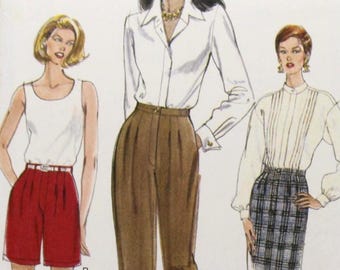 Vogue Sewing Pattern 9290, Misses'/Miss Petite Skirt, Shorts and Pants, Uncut/FF, Misses' Size 18 20 22