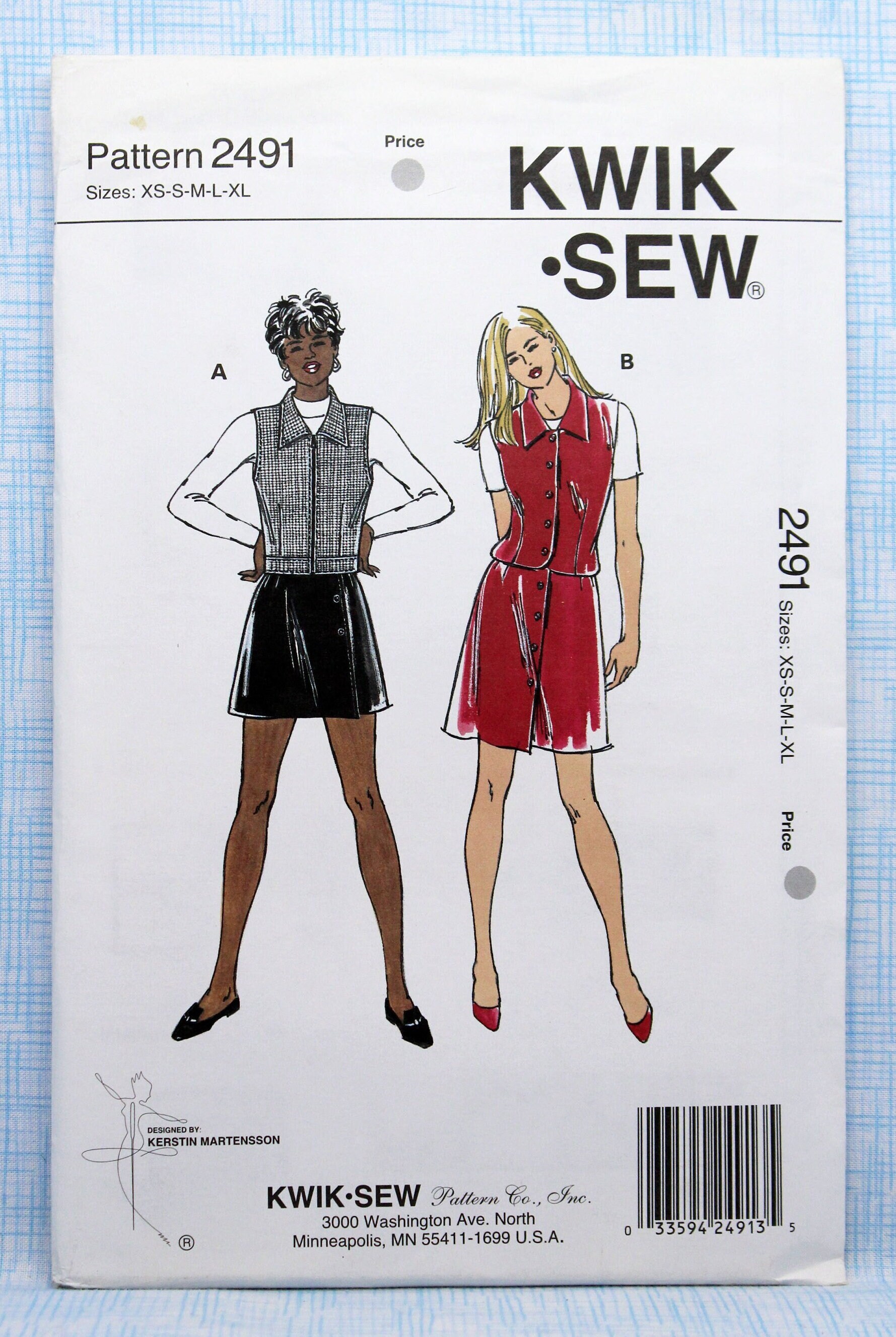S Kwik-Sew K4061 Misses - Multi-Size Sewing Pattern For Lightweight ...