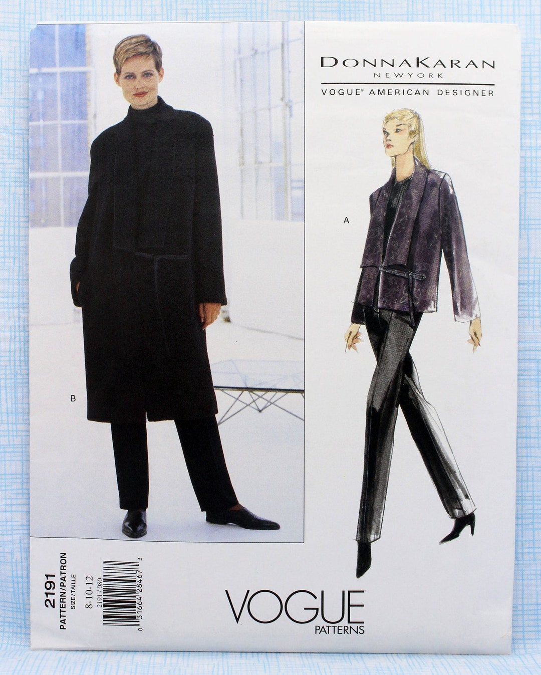 Vogue Sewing Pattern 2191 Misses' Loose-fitting Jacket - Etsy