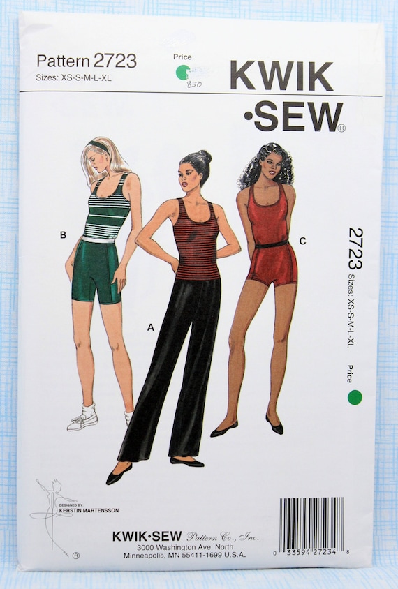 Kwik Sew 2723, Misses' Close Fitting Stretch Knit Dance Pants, Top and  Shorts Sewing Pattern, Uncut/ff, Misses' Size XS S M L XL -  Canada
