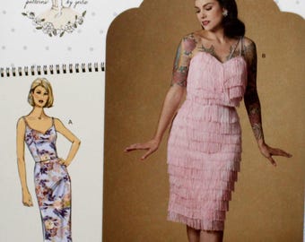 Simplicity R10593 Simplicity Sewing Pattern S0518, Misses' Dress With Pleated Skirt and ...