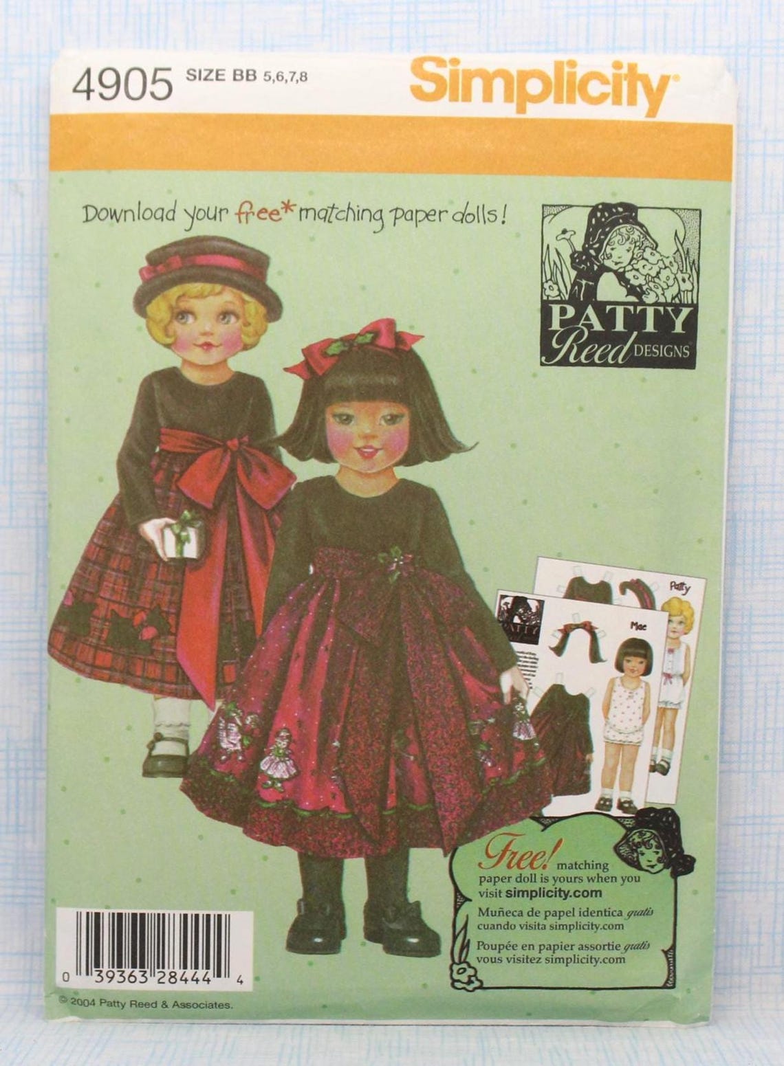 Simplicity Sewing Pattern 4905, Uncut/ff, Children's Dress Sewing ...