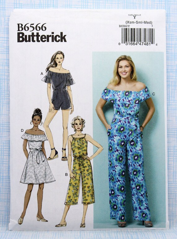 Patron de couture Butterick 6566, robe facile pour femmes/Miss
