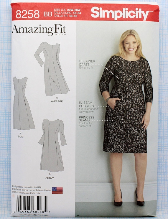 fitted lace wedding dress Fit And Flare Dress Sewing Pattern With Instant Download – Shakti Patterns main image 0
