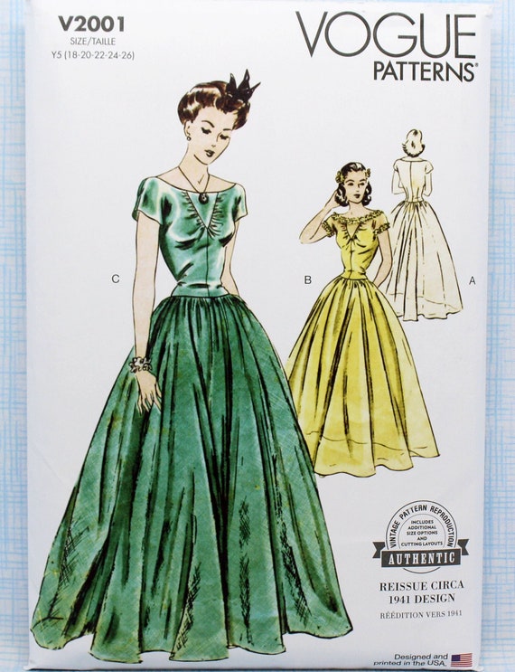 green emerald velvet dress 1970s U Neckline Evening Dress Vogue 8583 Sewing Pattern, Cut, Size 10 –  Ian Drummond Vintage main image 1