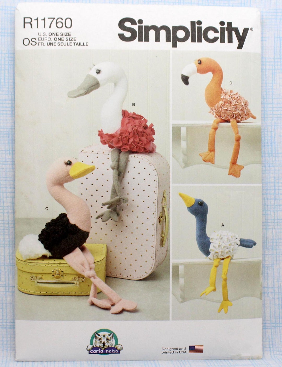 Simplicity Sewing Pattern R11760, Plush 16