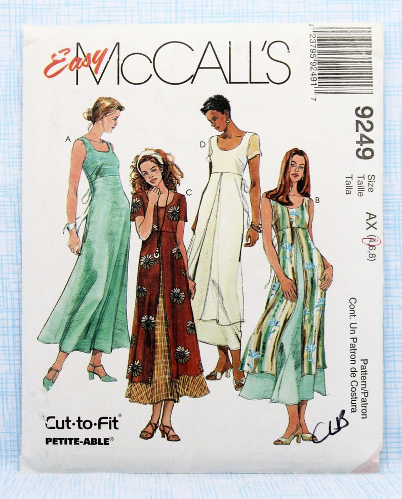Mccall's Sewing Pattern 9249 Misses' Easy Pullover - Etsy