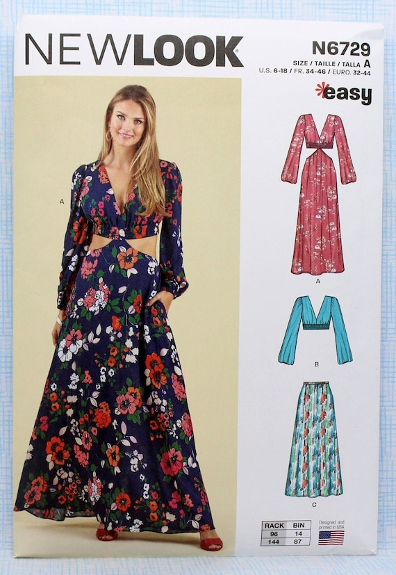 chinese dress ladies New Look Floral Dress (Size XL)  VintageFolk