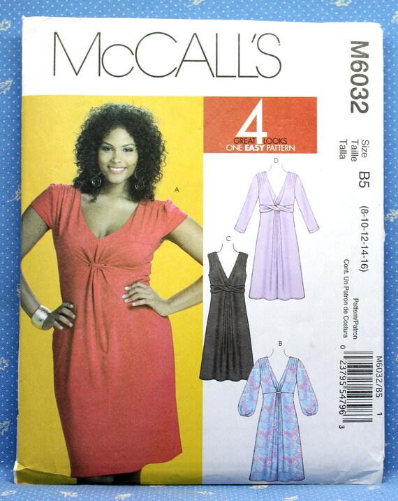 Mccall's Sewing Pattern 6032 Misses' Easy Knit | Etsy
