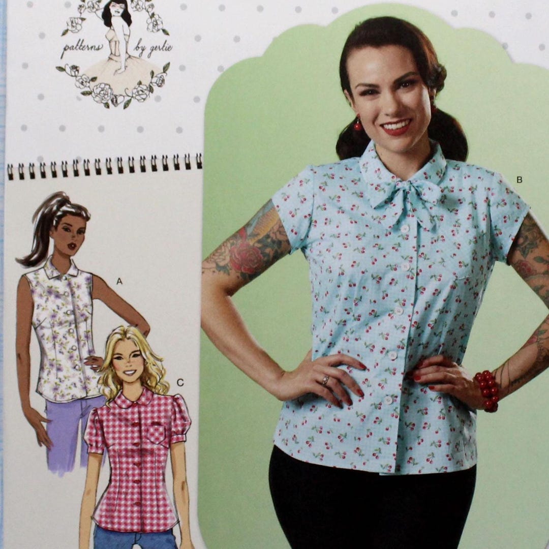 Simplicity Sewing Pattern 9295, Misses' Front Button Tops, Uncut/ff ...