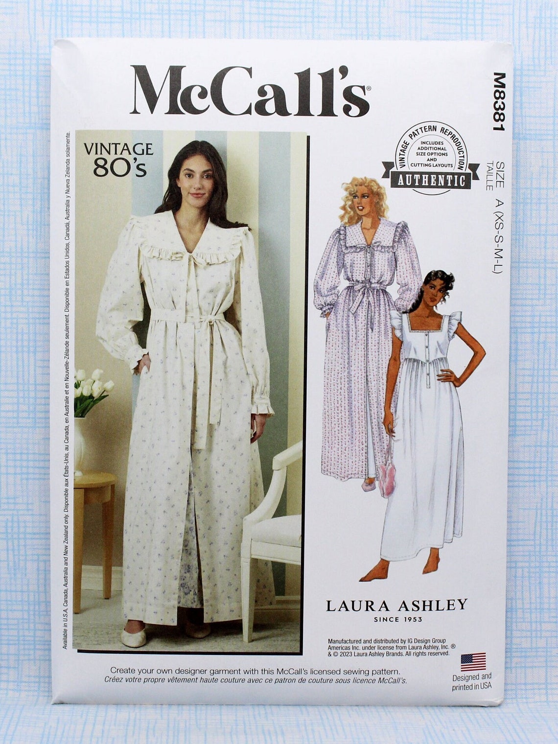 McCall's Sewing Pattern 8381 