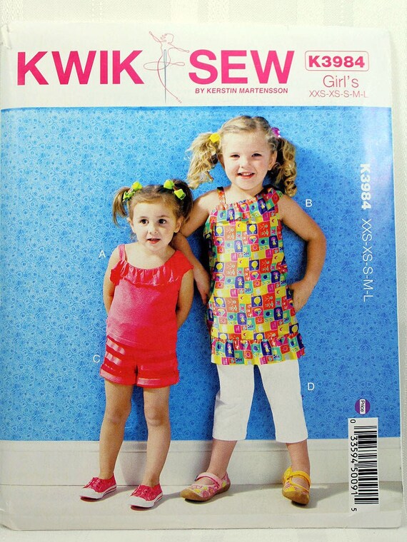7676 Vintage McCalls SEWING Pattern Girls Tops /& Shorts UNCUT OOP SEW