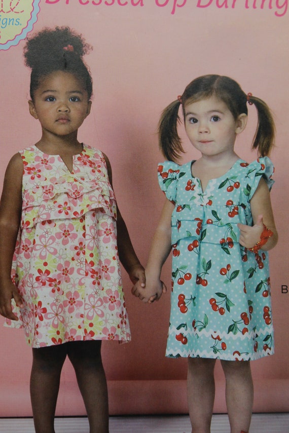 Ellie Mae Designs K175 Toddler Size T1 T2 T3 T4 Toddlers' Sundresses Sewing Pattern Toddlers Halter Dress Pattern Uncut/FF