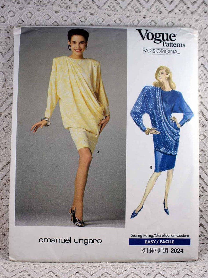 Vogue 2024 Misses' SemiFitted Straight Dress with Etsy