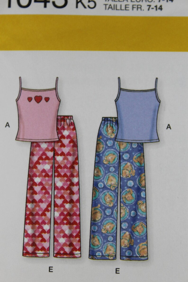 Outils Cuisine Maison Simplicite Pour Enfants Patron De Couture Facile 1043 Pyjama Tops Et Pantalon Ram Mount Co Uk