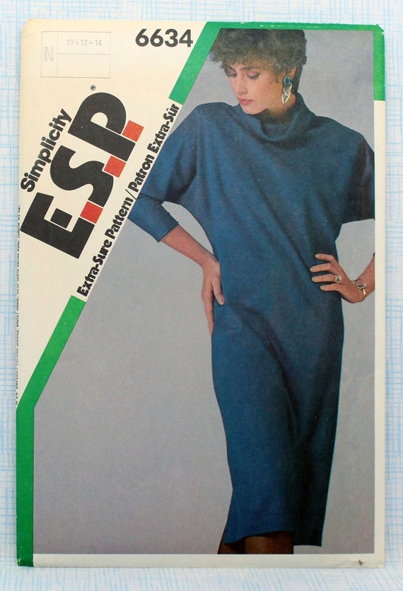 Simplicity Sewing Pattern 6634, Misses' Pullover T-shaped Dress