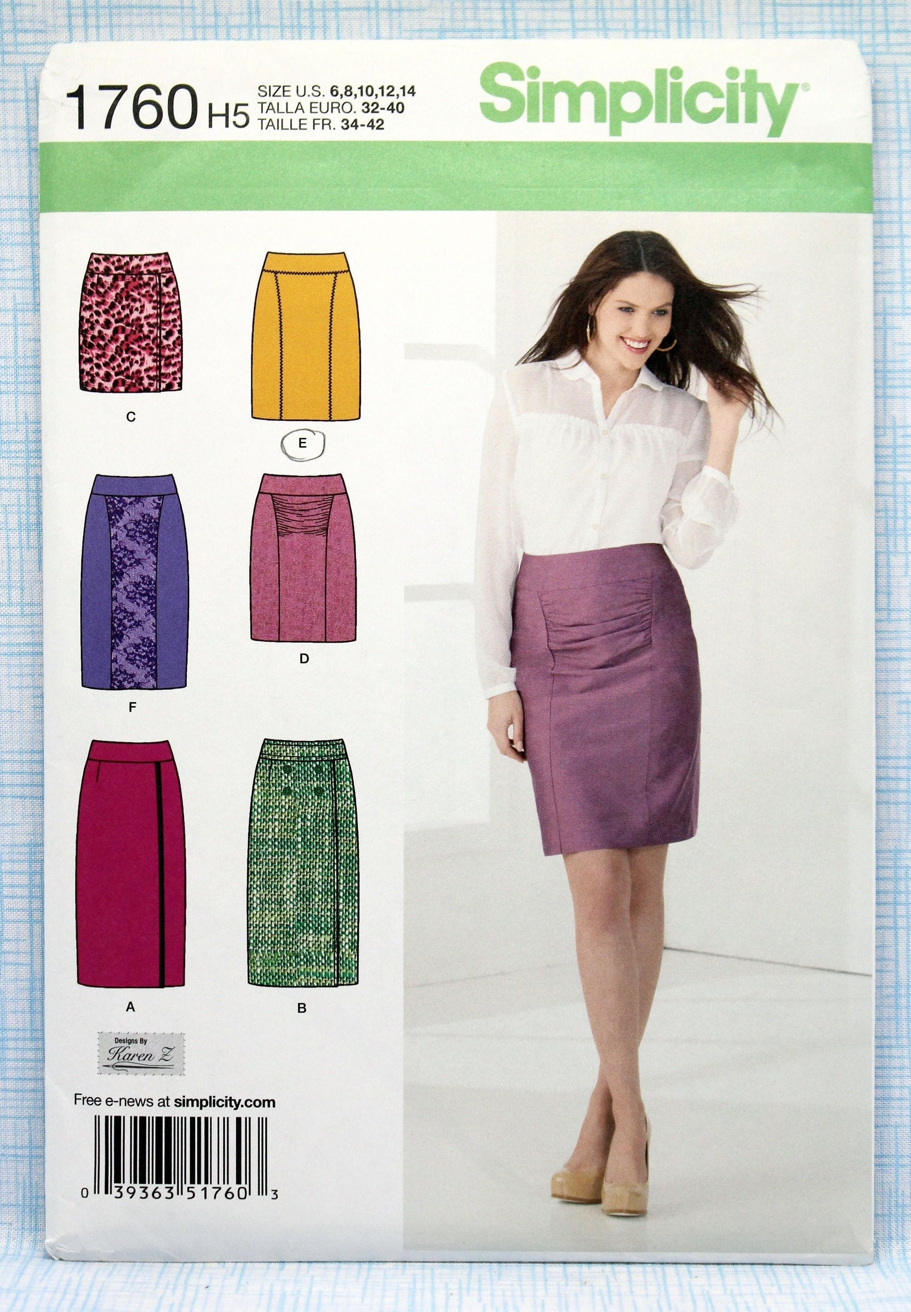 Pencil Skirt Pattern Simplicity Uncut Simplicity Sewing Pattern