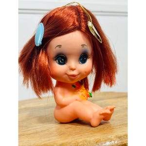1968 Vintage Kamar Mona Big Eyes Doll with Tag Attached - Made in Japan
