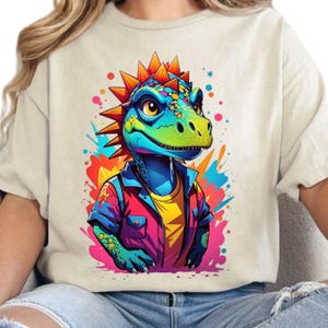 Png dinosauro , design sublimation, png per bambini, png dinosaur, design colorato, design t-shirt, png download digitale istantaneo,dtf svg