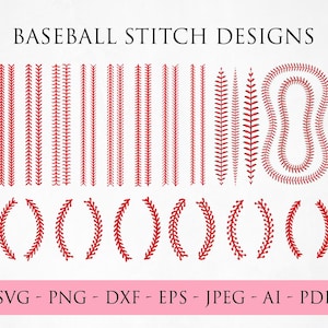 Baseball Svg, Baseball Stitches Svg, Baseball Laces Png, Baseball Stitches Vector, DXF Files for Laser, Svg, Eps, Png, Dxf Files for Cricut
