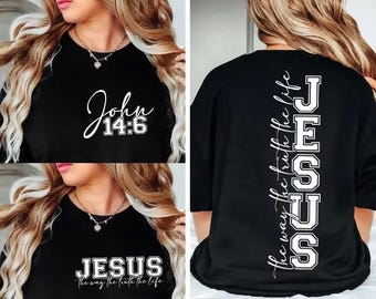 Jesus the way the truth the life svg, Bible verse svg, Jesus svg, Religious png Svg, Christian shirt, sublimation design, digital download