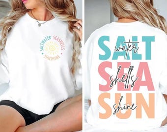 Zoutwater schelpen zon Svg Png vakantie Svg zomer Shirt Design, zomer Svg Hallo zomer Svg, strand Svg, zomer Shirt Svg, Cricut-bestand